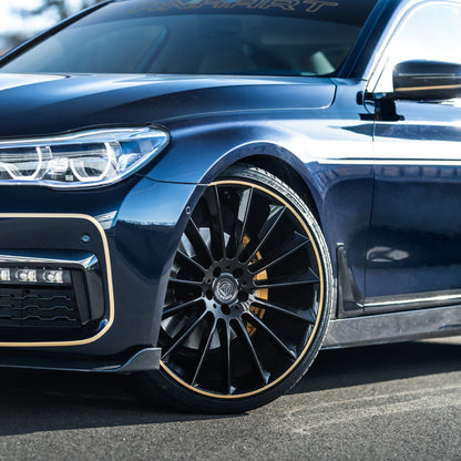 MANHART MHVEN711000 FOR BMW 7-SERIES - VENTURI RIMS - MATTE BLACK