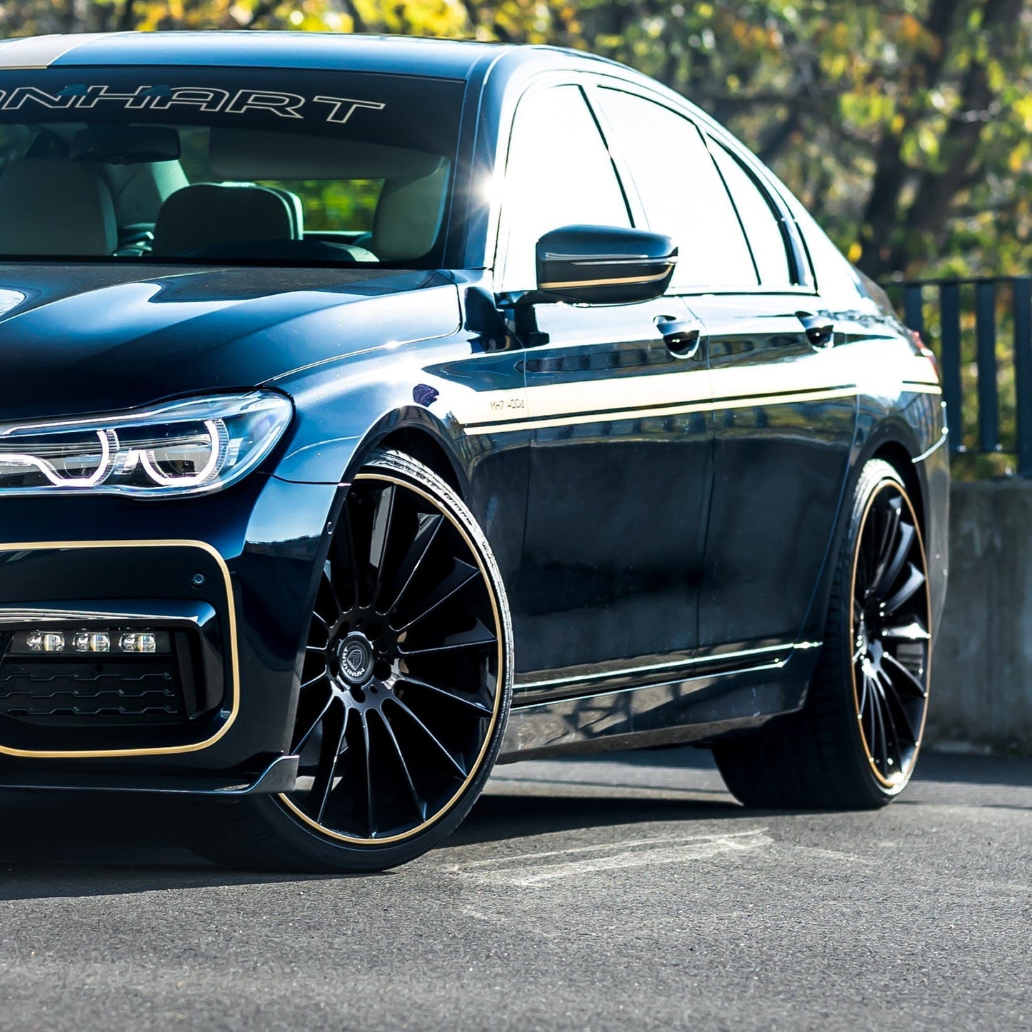 MANHART MHVEN711000 FOR BMW 7-SERIES - VENTURI RIMS - MATTE BLACK