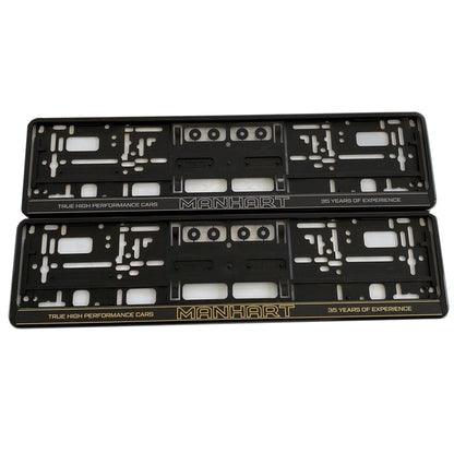 MANHART NUMBER PLATE HOLDER PLASTIC (2 PCS.)