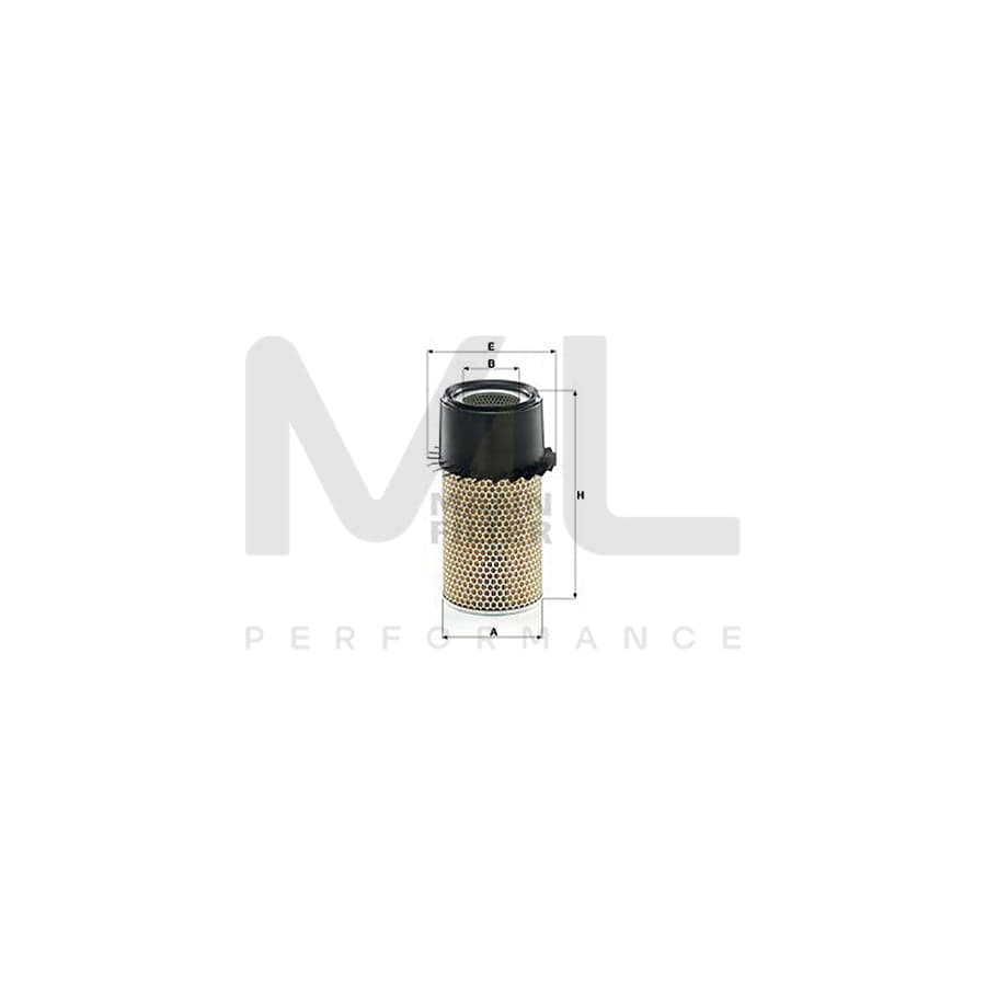 MANN-FILTER C 16 190 x Air Filter Filter Insert, with seal