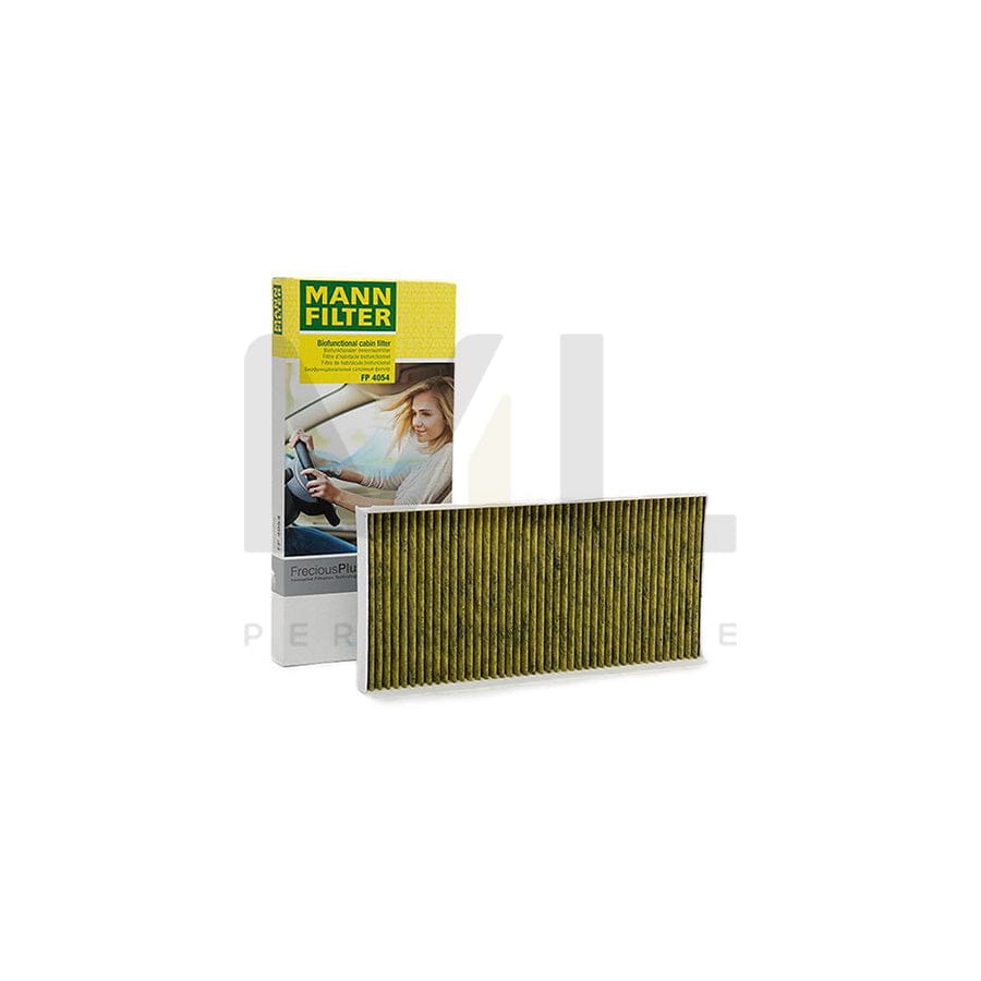 MANN-FILTER FP 4054 Pollen filter Activated Carbon Filter, Activated Carbon Filter with polyphenol, Particulate filter (PM 2.5), with antibacterial action, with fungicidal effect, FreciousPlus
