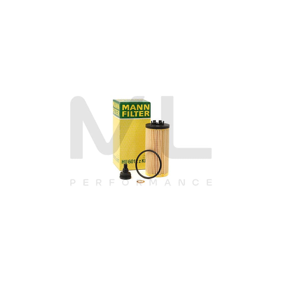 MANN-FILTER HU 6012 z KIT Oil Filter with seal, Filter Insert