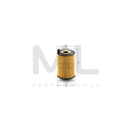 MANN-FILTER HU 7046 z Oil Filter with seal, Filter Insert