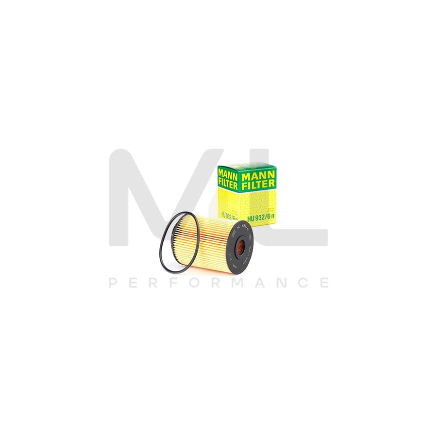 MANN-FILTER HU 932/6 n Oil Filter with seal, Filter Insert