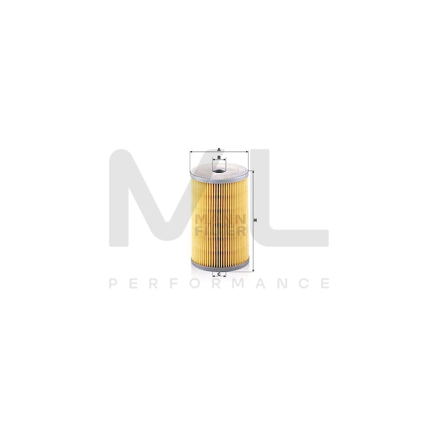 MANN-FILTER P 725 x Fuel filter with seal