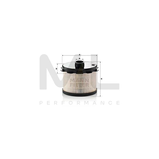 MANN-FILTER PU 1021 x Fuel filter with seal