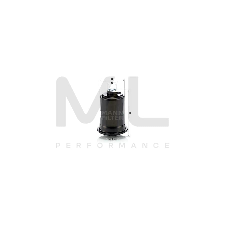 MANN-FILTER WK 614/10 Fuel filter In-Line Filter