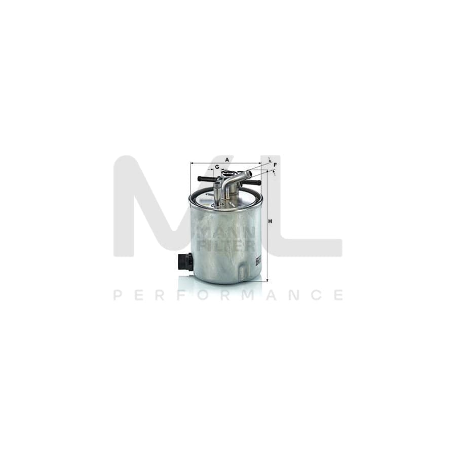 MANN-FILTER WK 9067 Fuel filter In-Line Filter