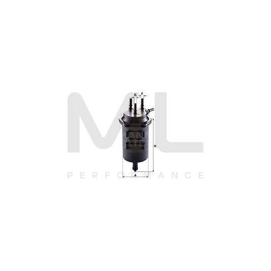 MANN-FILTER WK 939/4 Fuel filter In-Line Filter