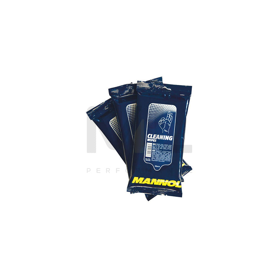 MANNOL Wipes, Cleaning 9948 Hand cleaning wipes Bag, Quantity: 30