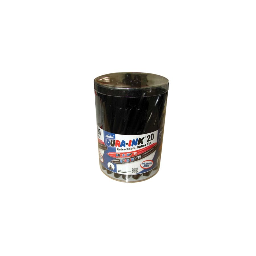 Markal MKL96577 DURA-INK® 20 Retractable Marker - Black (Tub 24)