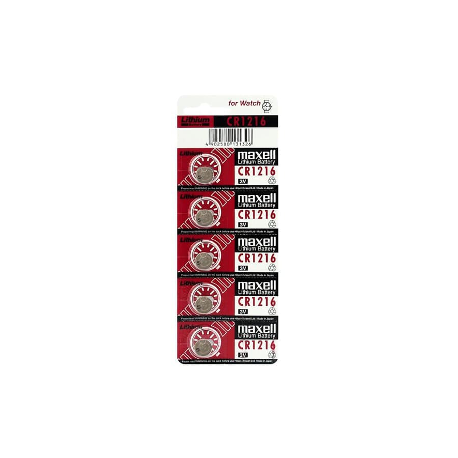 Maxell CR1216 Lithium B5 (Card of 5)