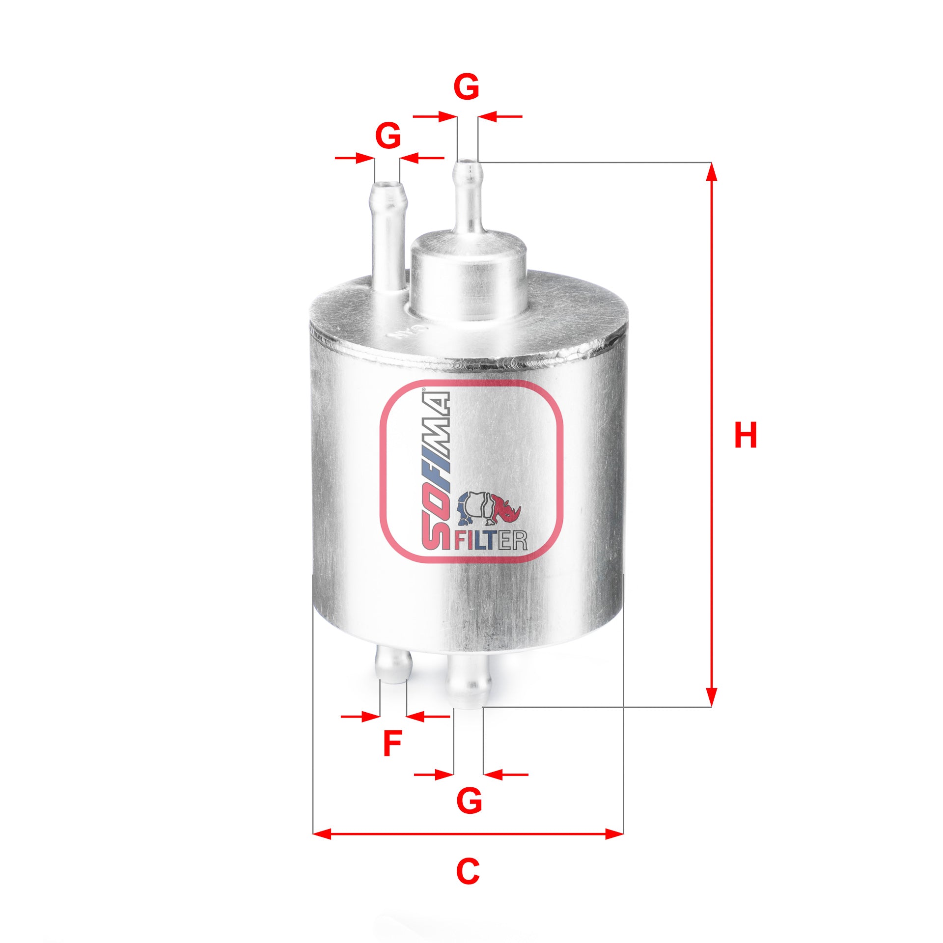 SOFIMA S1834B Fuel Filter