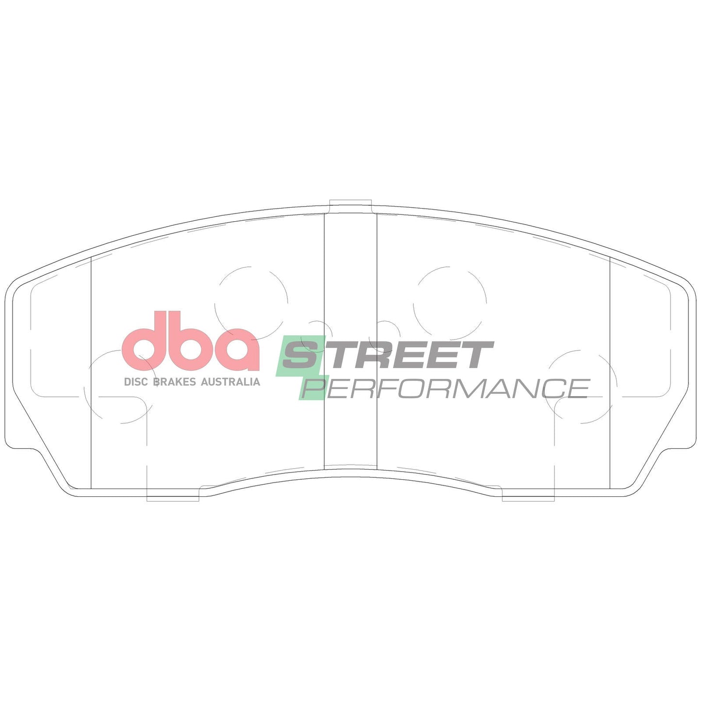 DBA DB15010SP High Performance Brake Pad Set
