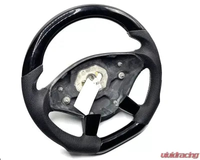 Vivid Racing VR-MERC-SPRT-STRWHL-GPERF Mercedes Sprinter Van | RV OEM Upgraded Steering Wheel Piano Black Preforated Grips