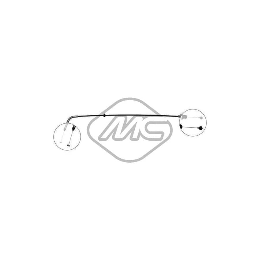 Metalcaucho 82127 Throttle Cable
