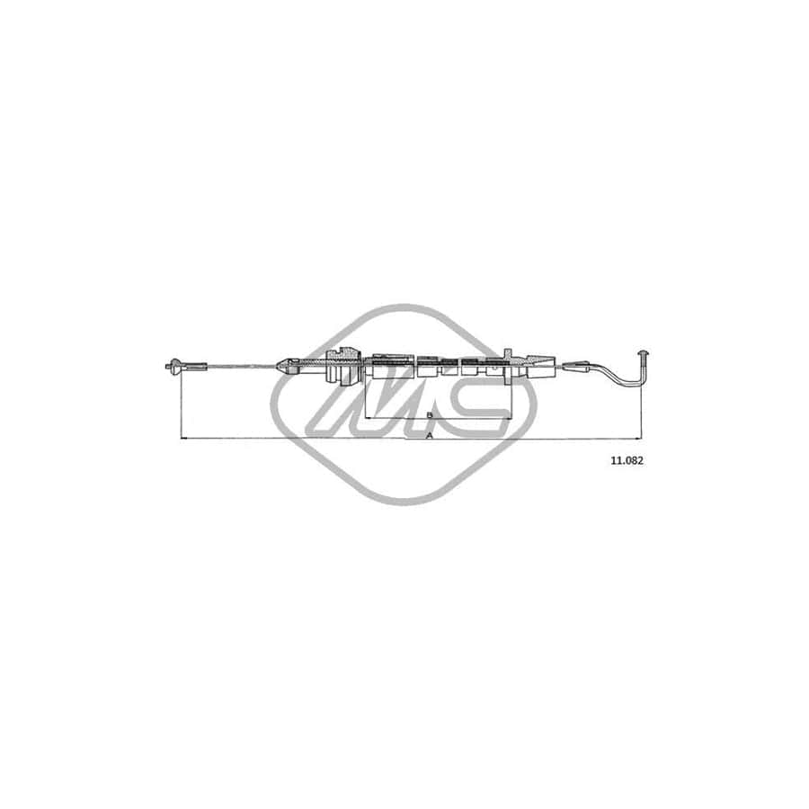 Metalcaucho 83795 Throttle Cable
