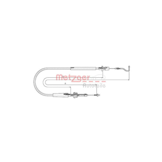 METZGER 11.0636 Throttle Cable for VW TRANSPORTER