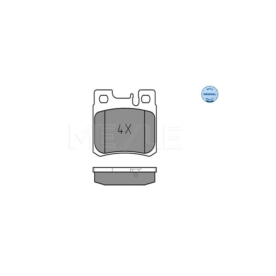 Meyle 025 211 9715 Brake Pad Set