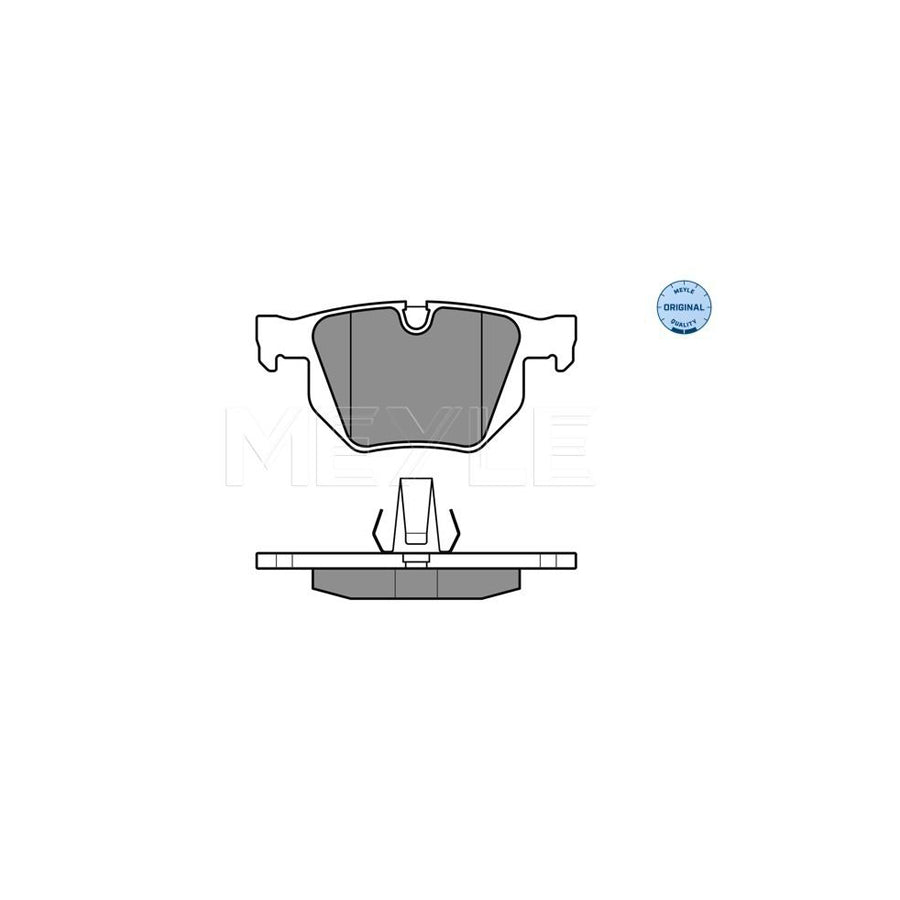 Meyle 025 212 8217 Brake Pad Set