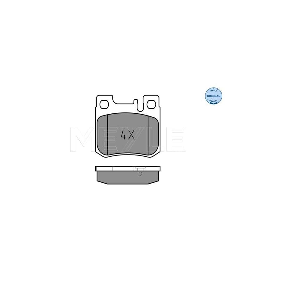 Meyle 025 213 0115 Brake Pad Set