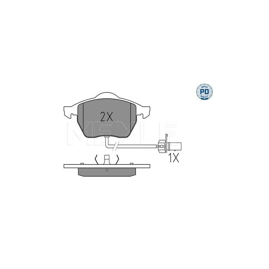 Meyle 025 218 4919/Pd Brake Pad Set