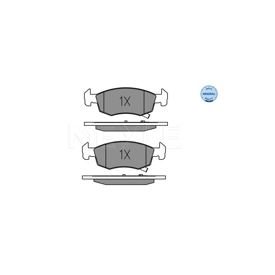 Meyle 025 221 4317 Brake Pad Set