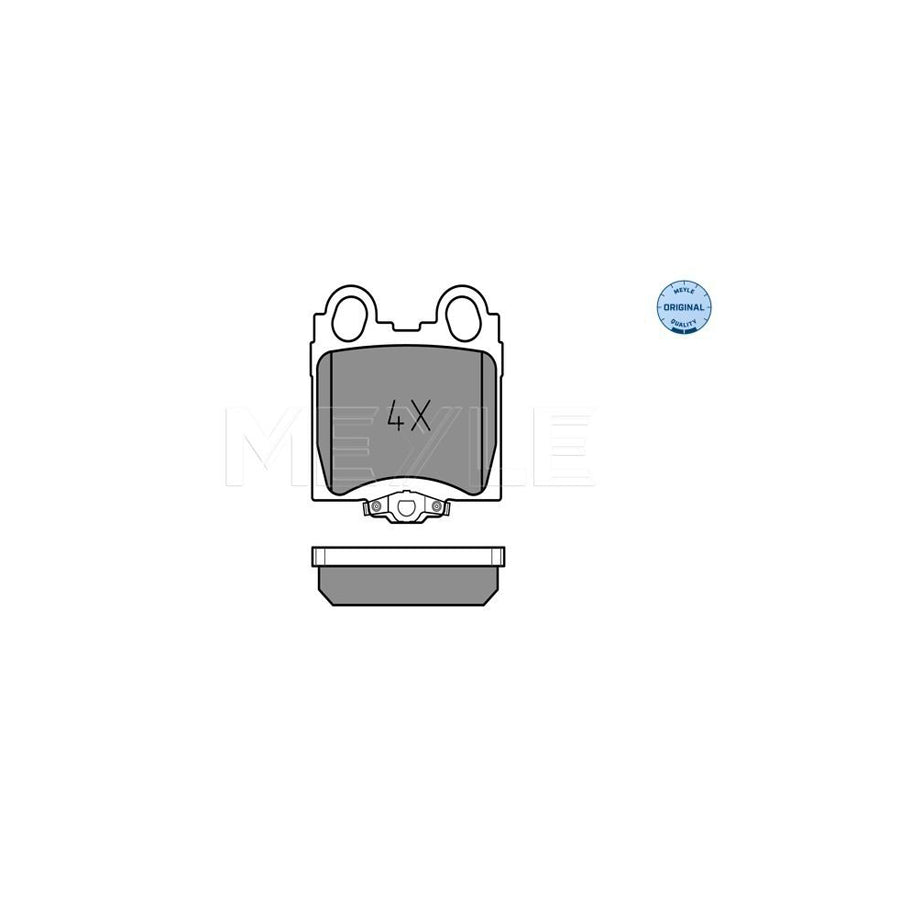 Meyle 025 234 2915/W Brake Pad Set
