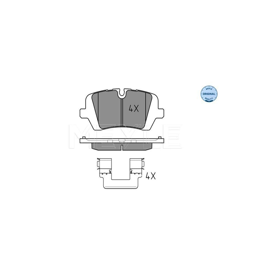 Meyle 025 257 2016 Brake Pad Set