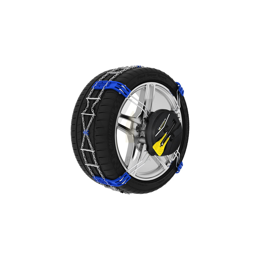 Michelin Fast Grip 008487 Snow chains with chain tensioner, with mounting manual, with protective gloves, with storage bag