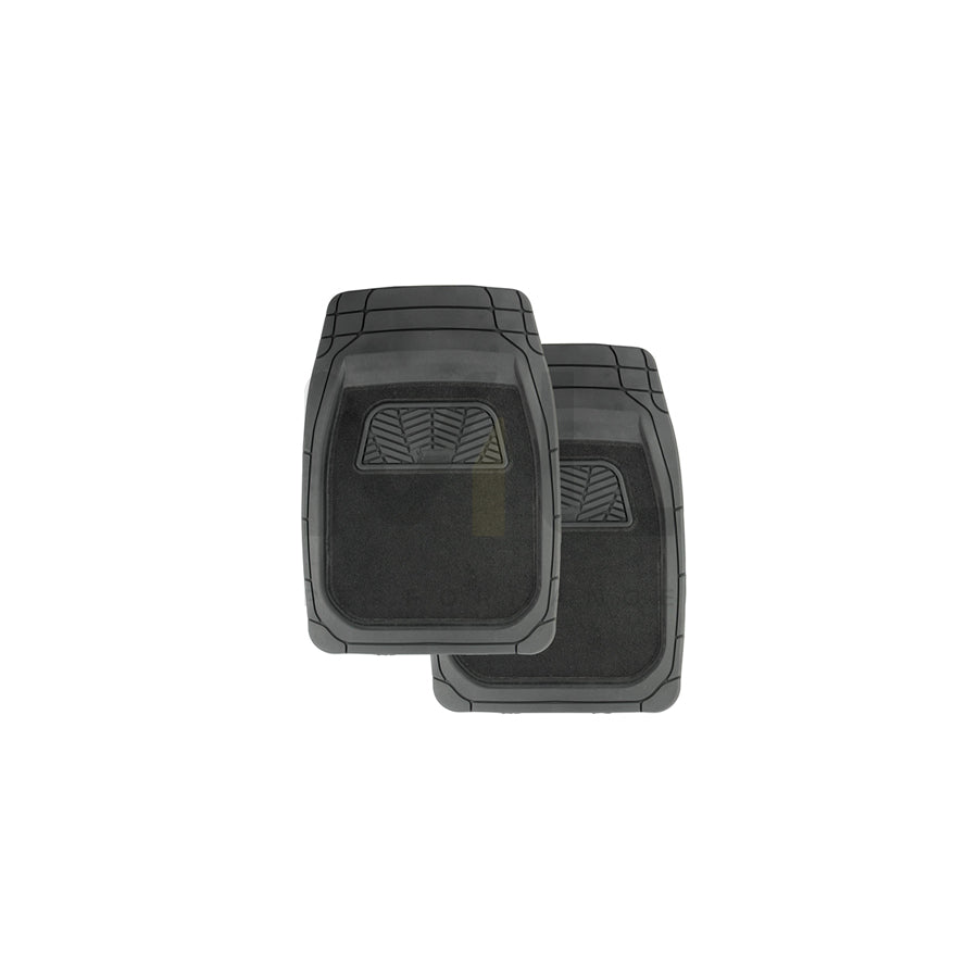 Michelin Tailored 009084 Floor mat set Elastomer, Front, Quantity: 2, Black