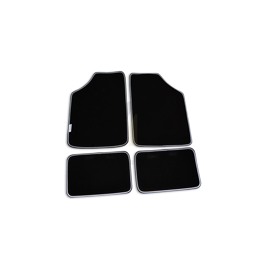 Michelin Universal fit 009080 Floor mat set PP (Polypropylene), Front and Rear, Quantity: 4, Black
