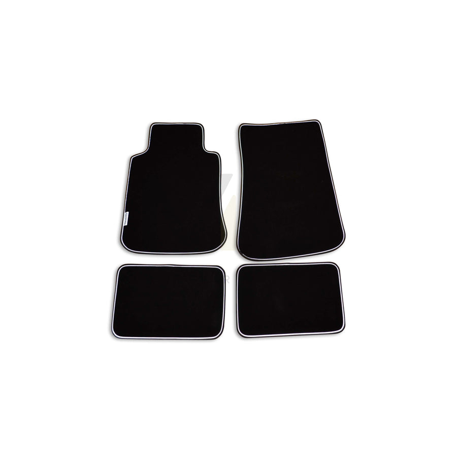 Michelin Universal fit 009082 Floor mat set PP (Polypropylene), Front and Rear, Quantity: 4, Black