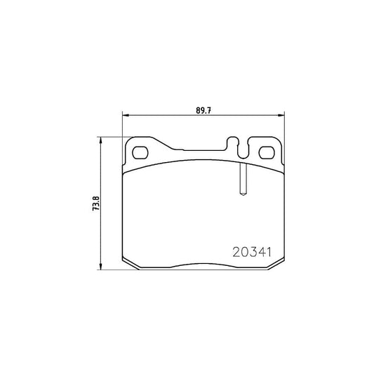 Mintex Mdb1180 Brake Pad Set