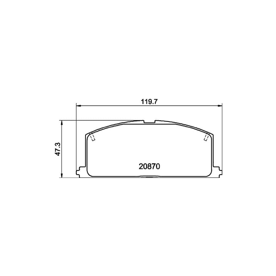 Mintex Mdb1251 Brake Pad Set