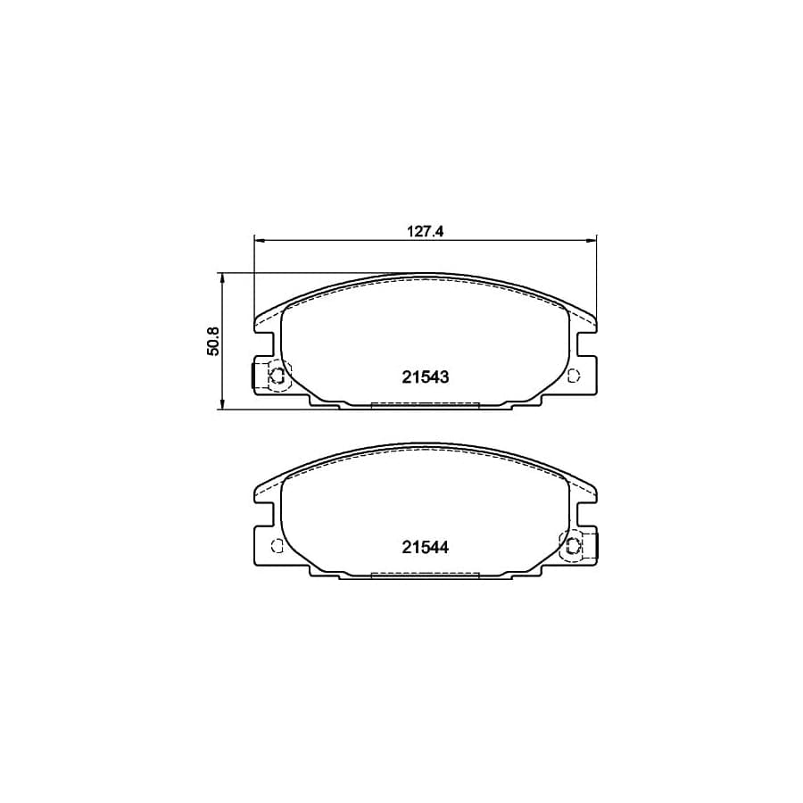 Mintex Mdb1421 Brake Pad Set