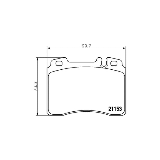 Mintex Mdb1503 Brake Pad Set