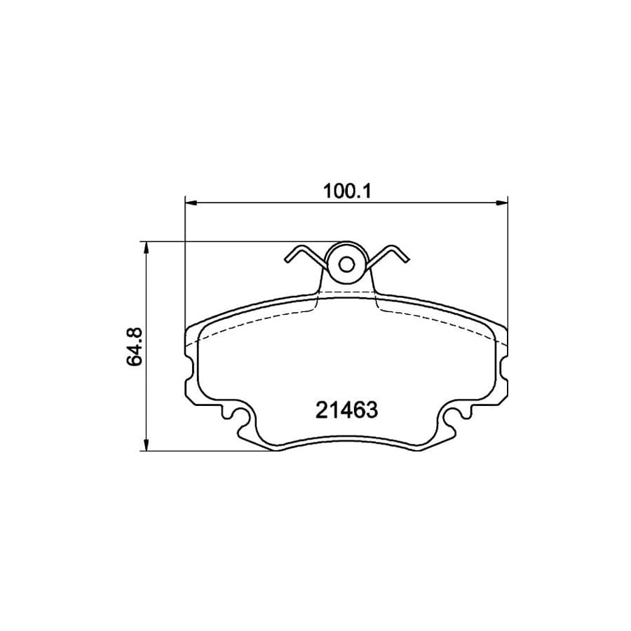 Mintex Mdb1628 Brake Pad Set