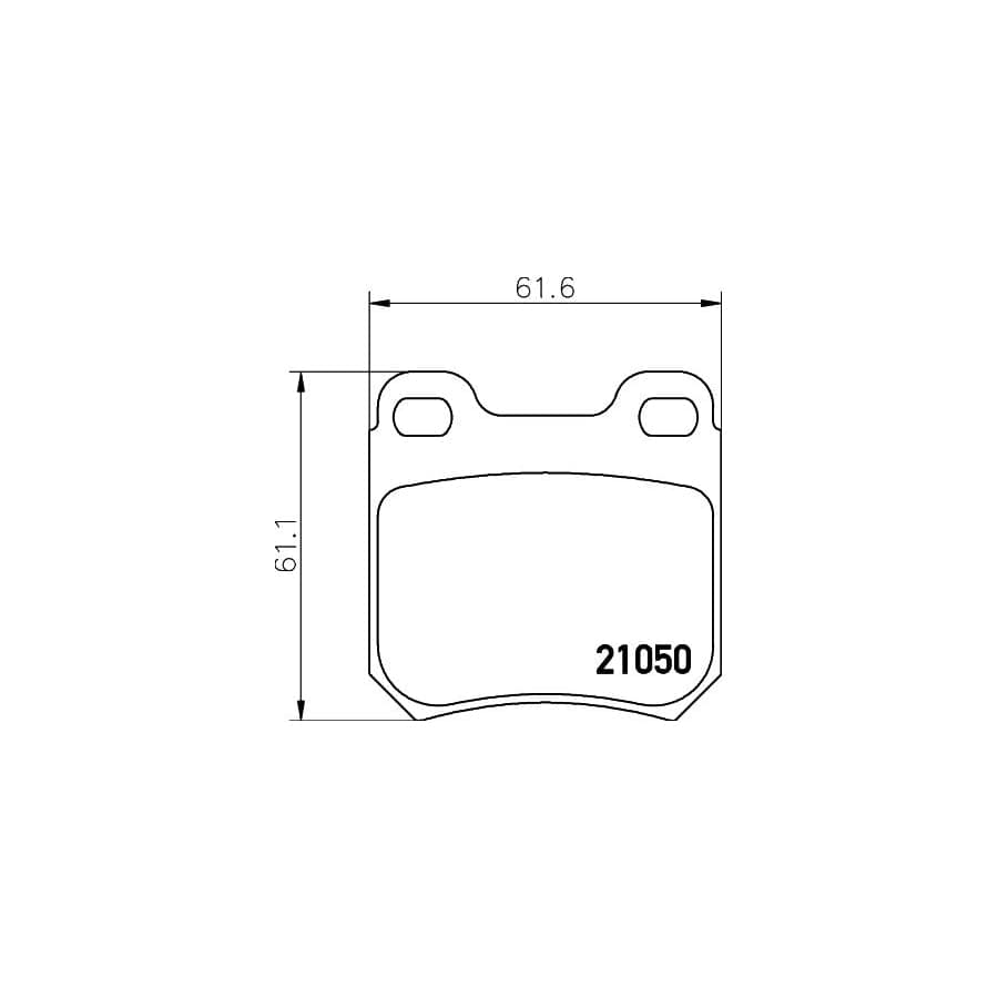 Mintex Mdb1651 Brake Pad Set