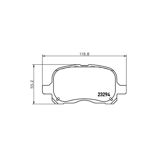 Mintex Mdb1897 Brake Pad Set