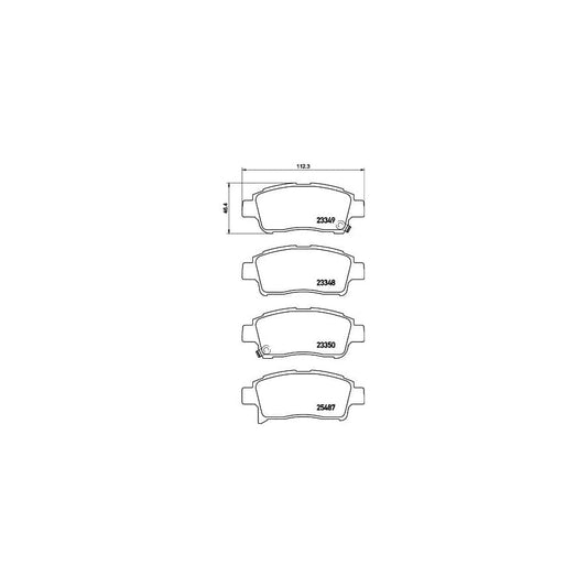 Mintex Mdb3241 Brake Pad Set