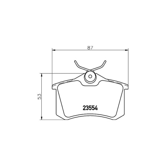 Mintex Mdb3312 Brake Pad Set