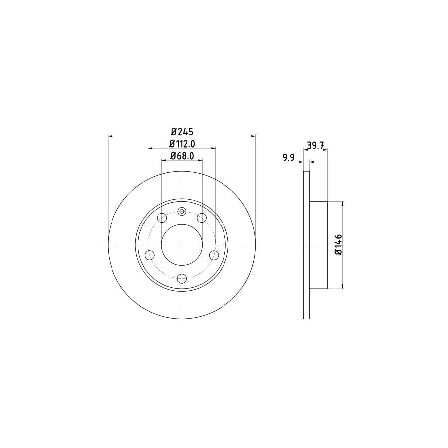 Mintex Mdc1523C Brake Disc