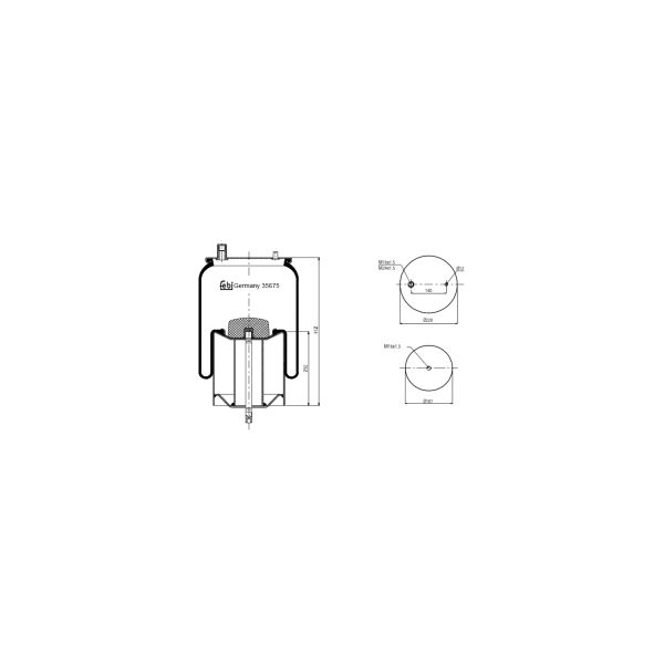 FEBI FE35675 Air Suspension Bellow