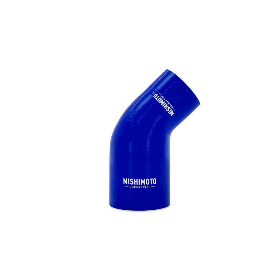 Mishimoto MMCP-R45-2530BL Silicone Reducer Coupler 45 Degree 2.5in to 3in - Blue