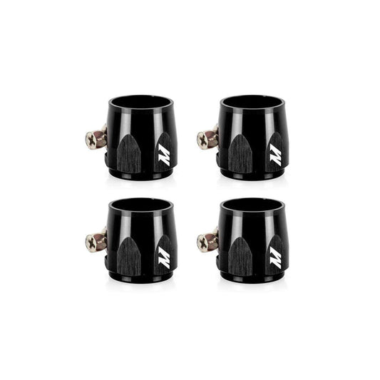 Mishimoto MMHXF-12-4-BK Aluminum -12AN Hex Finishers - Black