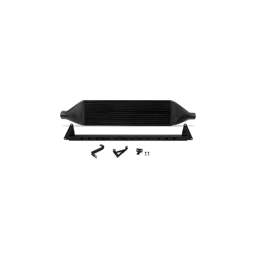 Mishimoto MMINT-STI-08BBK 08-14 Subaru STI Front-Mount Intercooler Kit w/ Black Crash Beam - Black Core