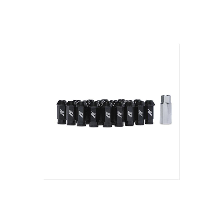 Mishimoto MMLG-125-LOCKBK Aluminum Competition Lug Nuts  Black