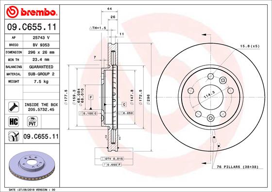 MERITOR MERMCK1504 Disc Brake Caliper Repair Kit