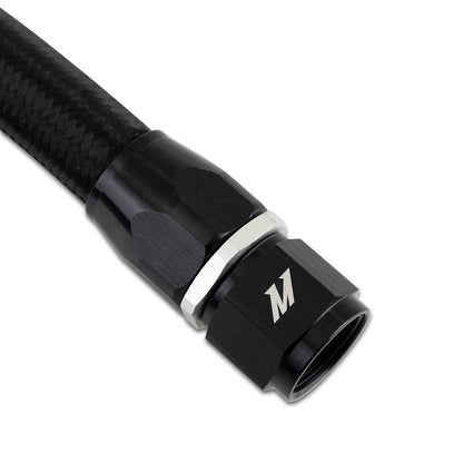 Mishimoto MMSBH-10-6NBK Nylon Wrapped Stainless-Steel Braided Hose, -10AN, 6ft